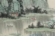 当代国画大师白雪石山水巅峰之作《奇峰独秀》欣赏