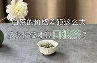 白茶价格差距大：从100元到1000元，口粮茶的价格如何？